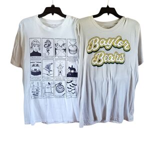 Bundle Of 2 Large Graphic T-Shirts